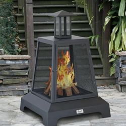 Brand new patio wood chimney