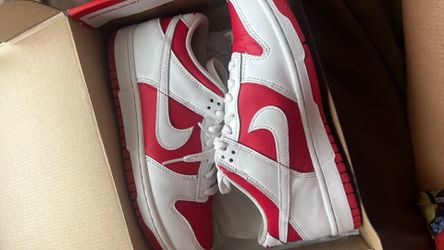 championship red dunks