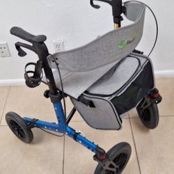 All-Terrain Rollator with Seat