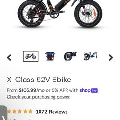 52v Ariel Rider X-class E-bike