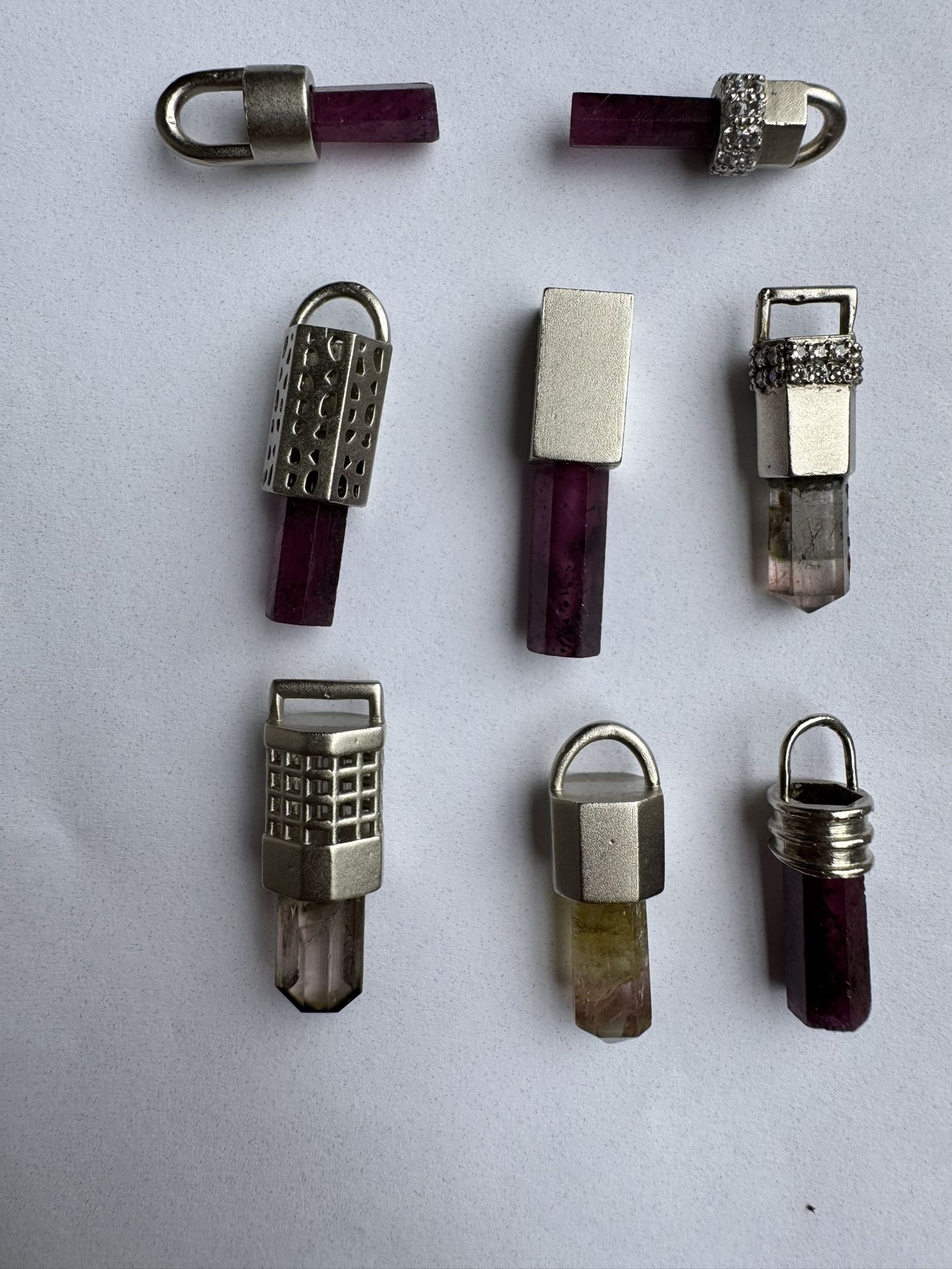 Handmade Gemstone Pendants – Natural Ruby & Afghan Tourmaline