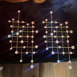 Wall Decor Gold  With Jewels 