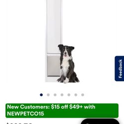 PetSafe Doggy Door For Sliding Glass Door 