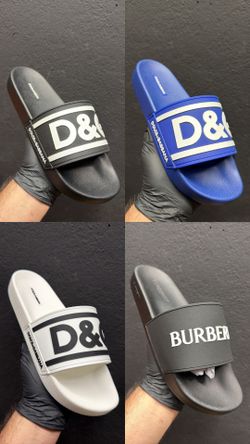 Dolce & Gabbana and Burberry Logo Slides Bundle