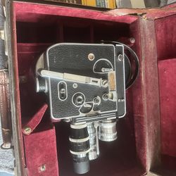 Bolex H 16 Reflex Camera Case And Extras 