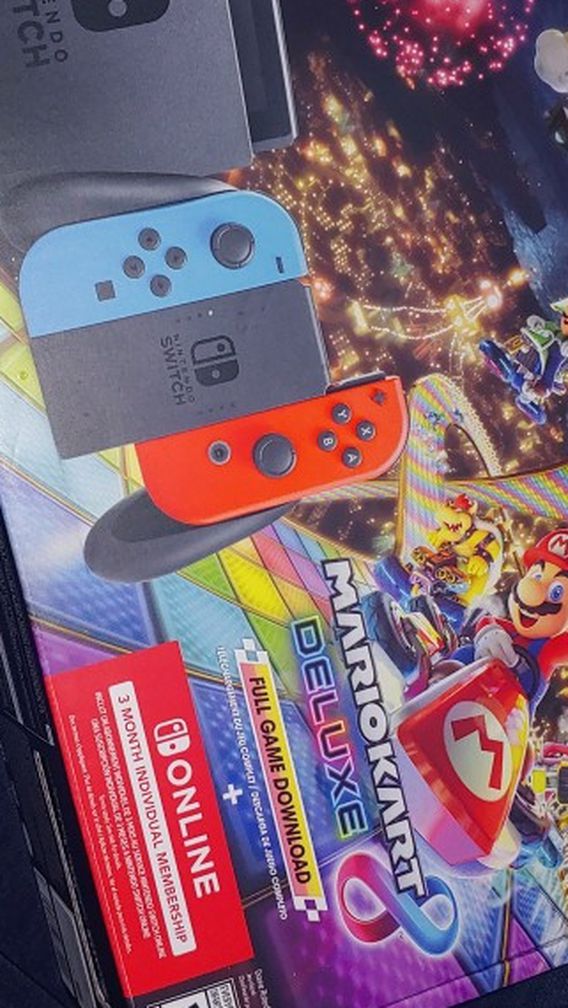 Nintendo Switch Mario Bundle New