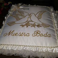 Album De Recuerdos Y Cojin Para Anillos