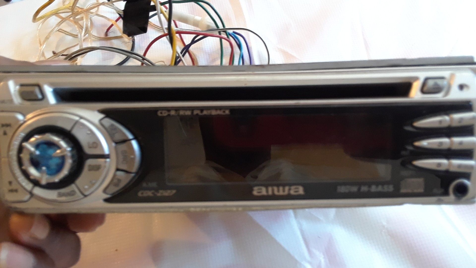 Aiwa stereo car CD receiver Model # CDC - Z127YUC
