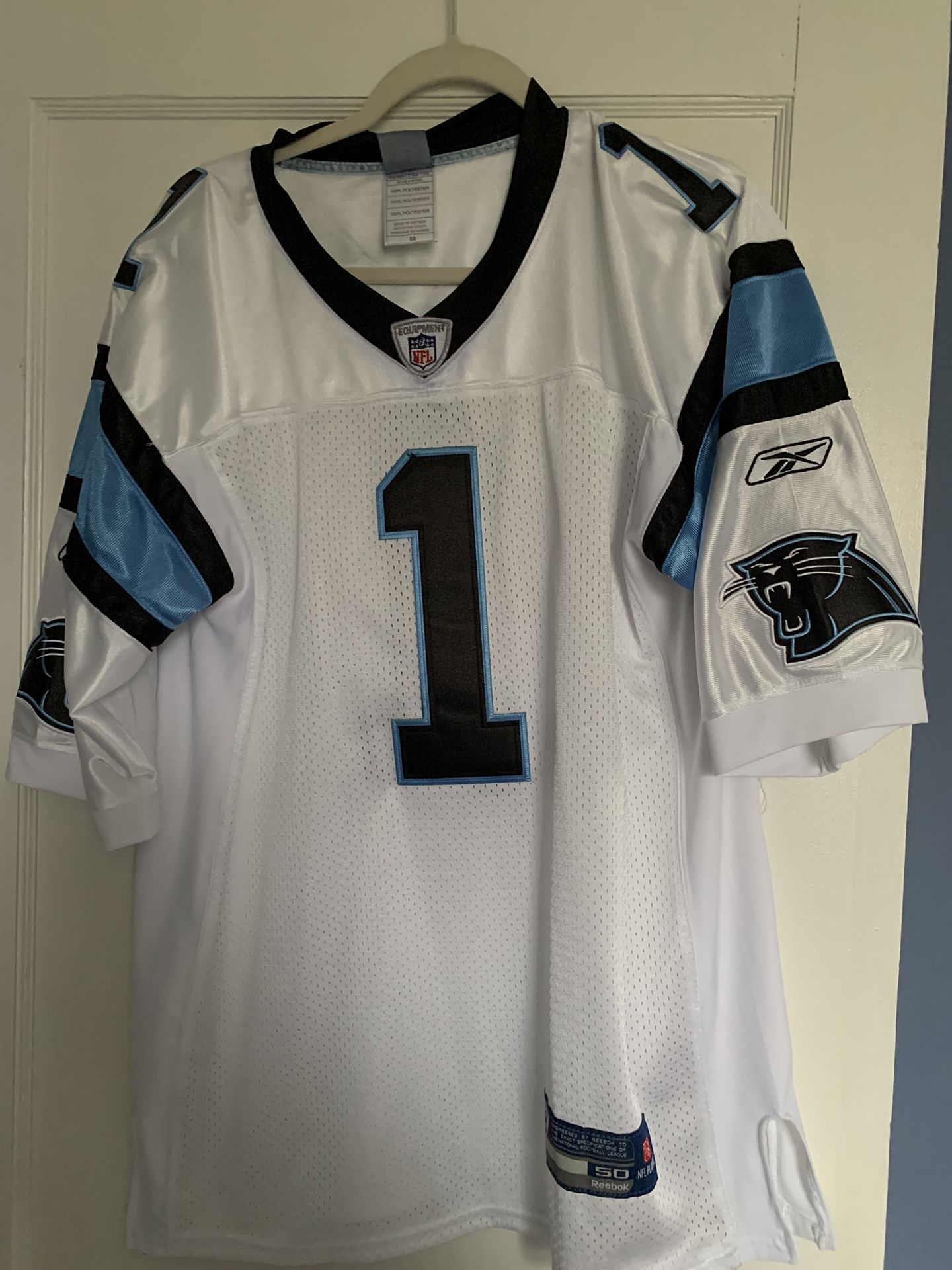 Cam Newton l Authentic Carolina Panthers Jersey I NFL players NFL infield 