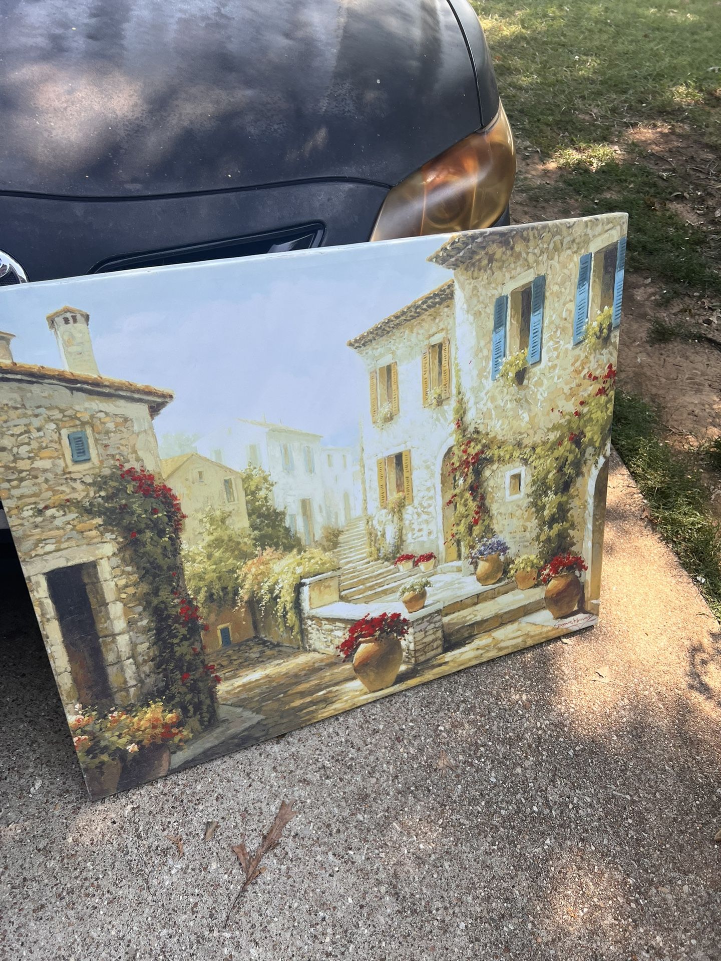 HILLTOP VILLAGE by STEVEN HARVEY Wall Frame