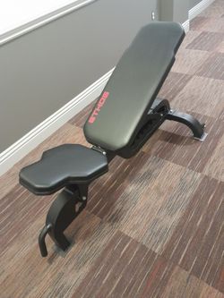 ETHOS BENCH - HEAVY DUTY / COMMERCIAL FULLY-ADJUSTABLE GYM BENCH - BRAND NEW / 24 ADJUSTABLE POSITIONS - 8 POSITION BACK BENCH / 3 POSITION SEAT