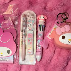 Sanrio My melody writing note taking set