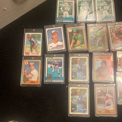 Barry Bonds, Mark McGuire  Jose Conseco Randy Johnson Frank Thomas Rookie Cards Mint Condition 