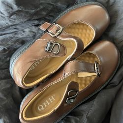 Brown Platform Womens Shoes