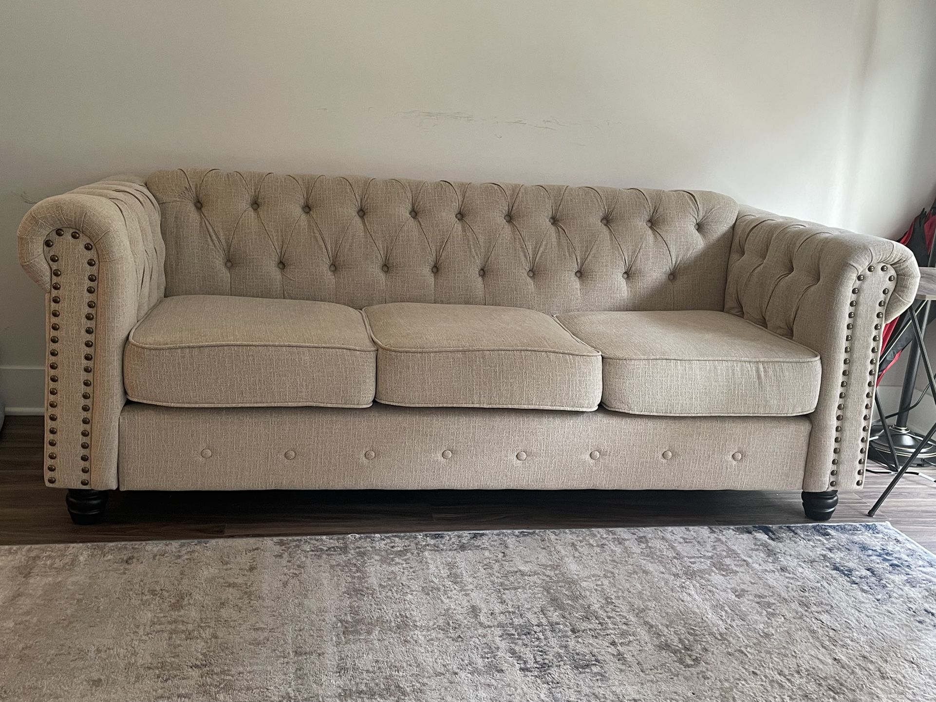Beautiful Rolled Arm Sofa