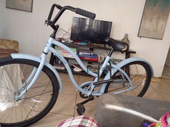 Light blue bike