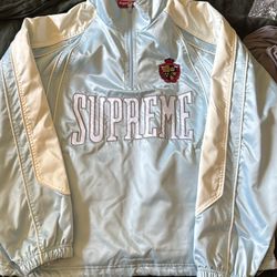Supreme Piping Pullover Jacket - Blue