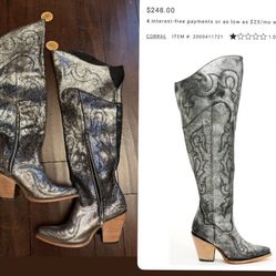 Women’s cowboy boots size 9    New never worn  $80