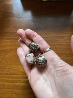3 Pink/brown Natural Gemstones