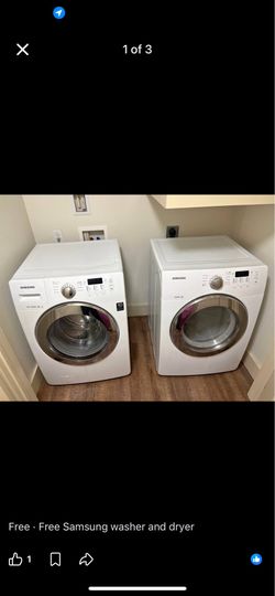 Samsung Stackable Washer and Dryer