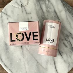 NEW Victoria Secret LOVE Perfume Set Bundle PRICE IS FIRM