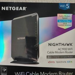 Netgear Nighthawk Modem Router AC1900 WiFi