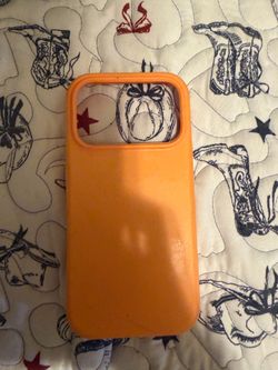 Clean Orange iPhone Case – Great Condition
