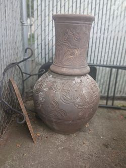 CHIMENEA CLAY FIREPLACE~ Warm & Inviting!