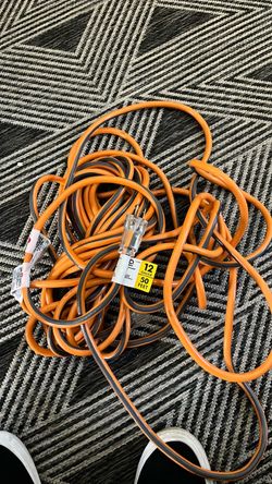Ridgid 12 Gauge 50 ft extension cord