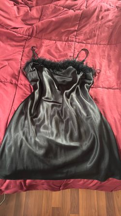 Mini dress with fuzzy top