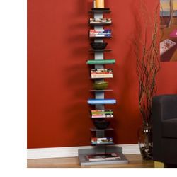 Bookcase, Bookshelves , Spine Book Tower
