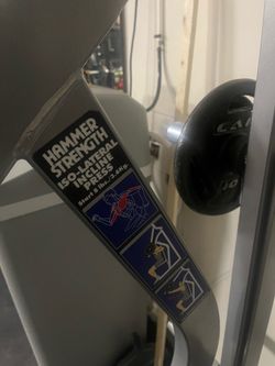 Hammer Strength Incline Press