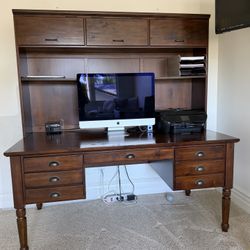 Potterybarn Desk With Hutch