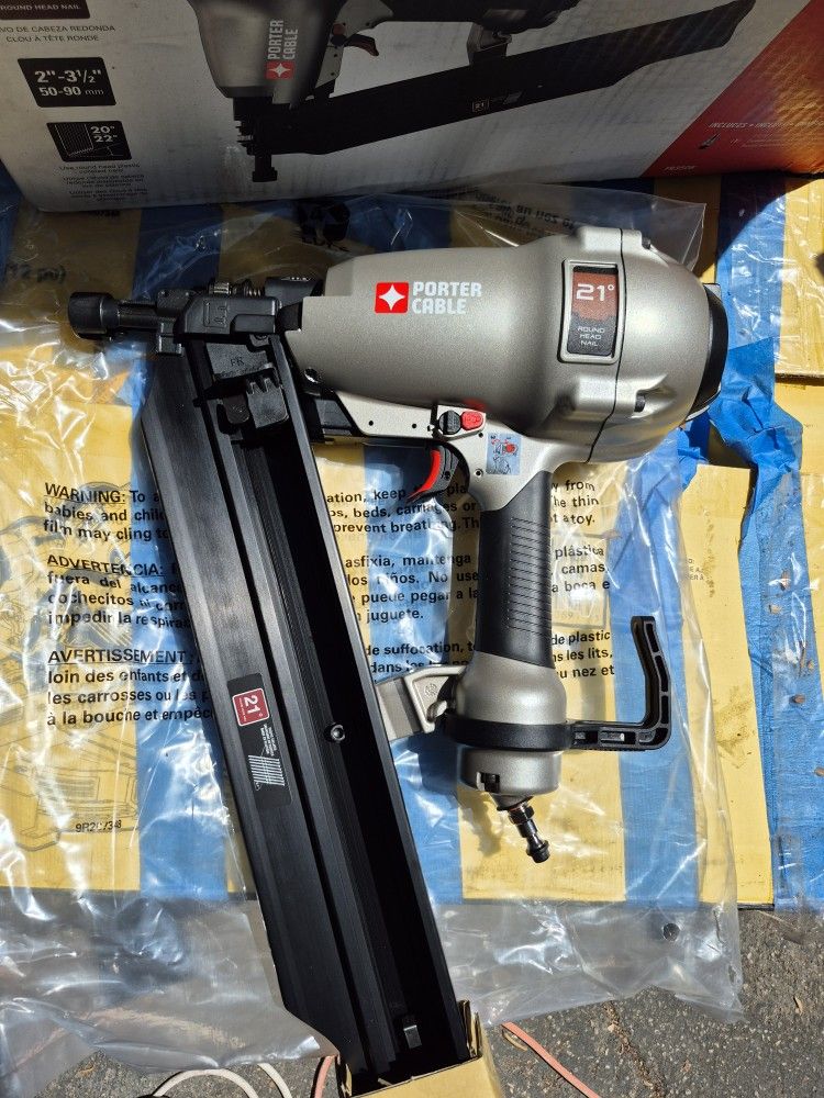 Porter-Cable 21-Degree 3-1/2 in. Full Round Framing Nailer