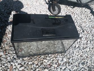 Fish Tank And Accessory Used