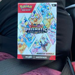 Pokémon Scarlet And Violet Prismatic Evolutions Booster Bundle