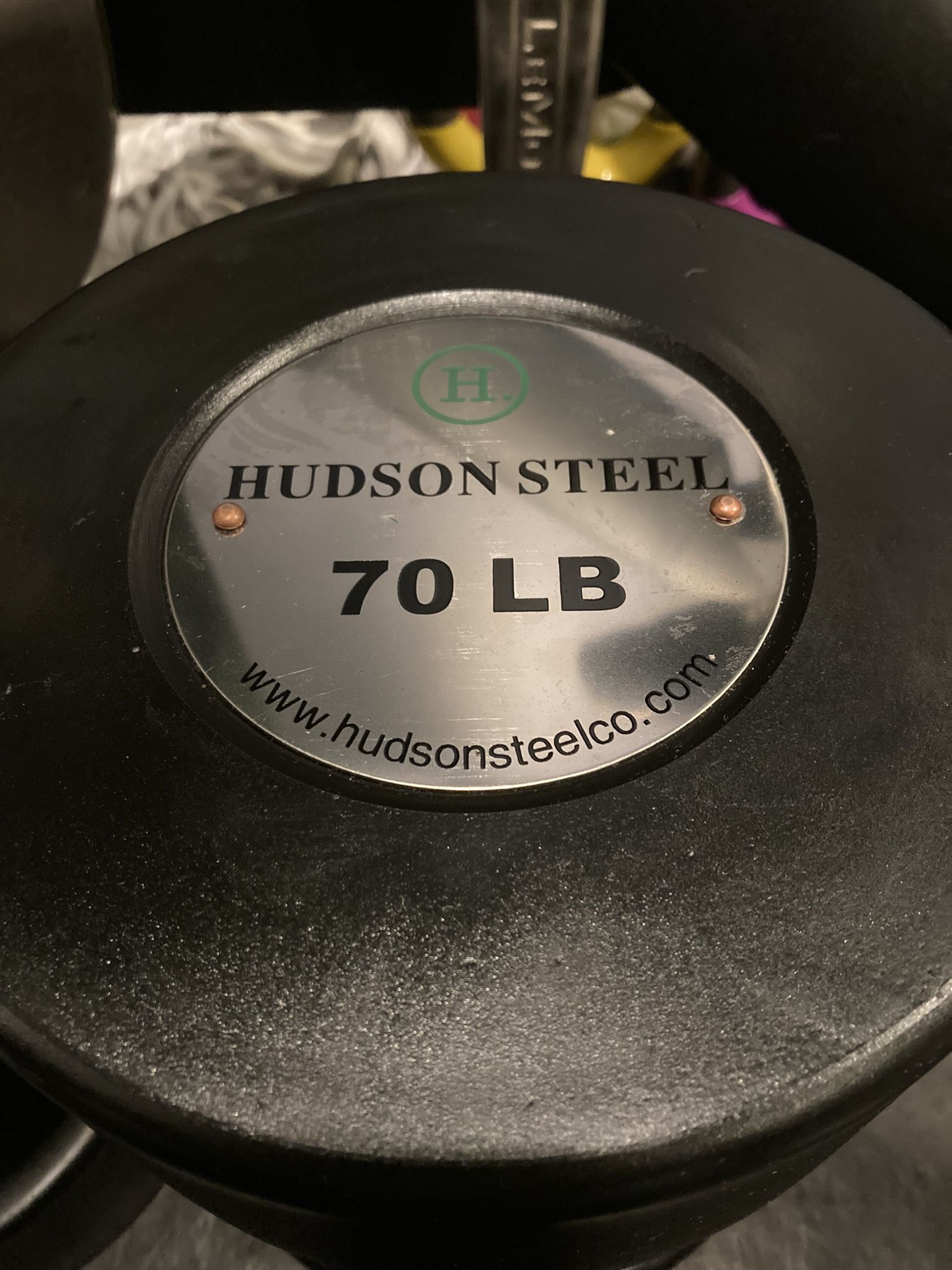 Hudson Steel Brand Commercial Gym Quality Urethane Dumbbells 60’s, 70’s, 85’s And 90’s