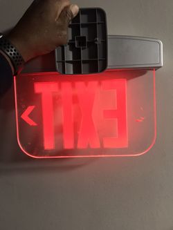Led exit sign
