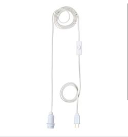 2 Hanging String Lights With Bulbs 