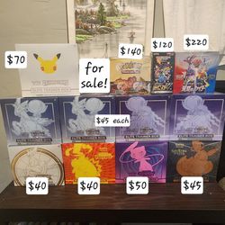Pokemon cards And Sealed Product!