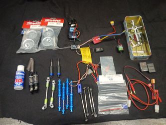 Parts and accessories for RC CARS. $65