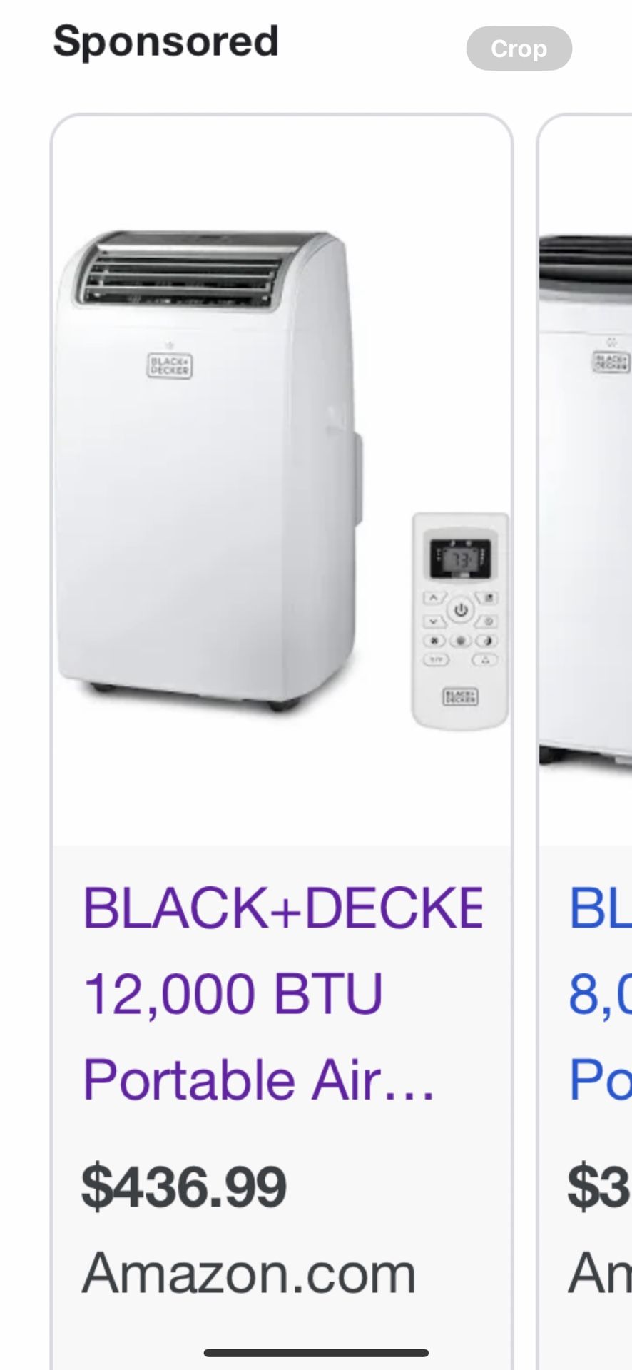 AC UNIT—BLACK DECKER