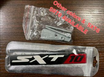 SXT10 SXT 10 Grille or adhesive back badge emblem.   SEE ALL PICS SOLD SEPARATELY Other colors &  SXT6 SRT8 AVAILABLE .  SHIPPING is AVAILABLE