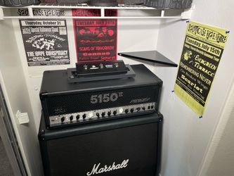 Peavey 5150II ll 120 Watt Head with Foot Switch Eddie Van Halen *WORKS GREAT*+ CAB