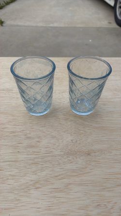 Thick Glass Cups 