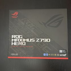ASUS ROG Maximus Z790 Hero Gaming WiFi LGA 1700 ATX Intel Motherboard