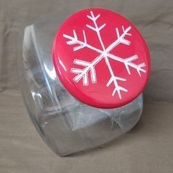Christmas Snowflake Cookie Jar
