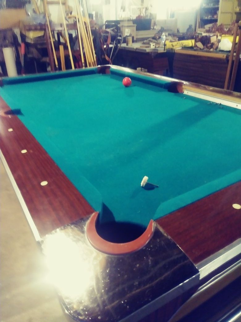 1964 Fischer pool table