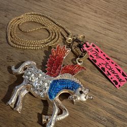 2 Brand New BETSEY Johnson Necklaces! 