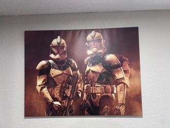 Star Wars 501st Clone Trooper Canvas Poster